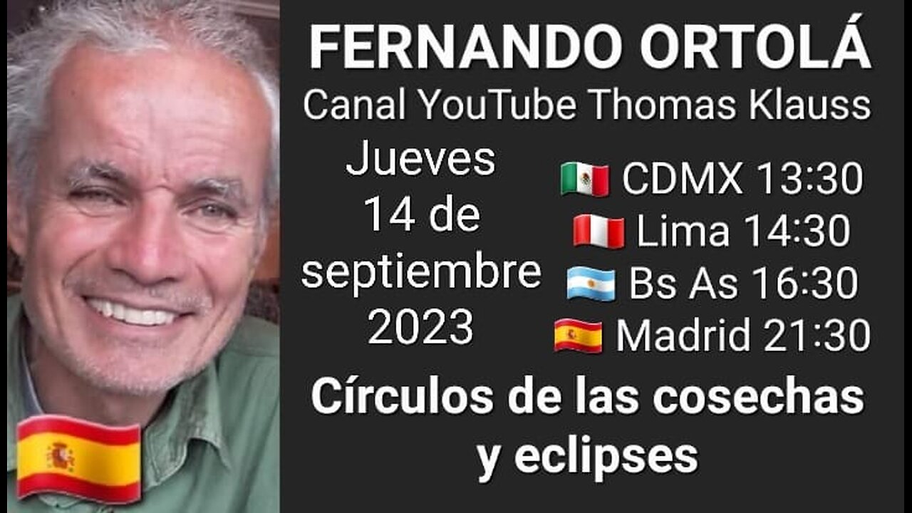 Círculos de las cosechas y eclipses // Fernando Ortolá 🇪🇸 (14-9-23)