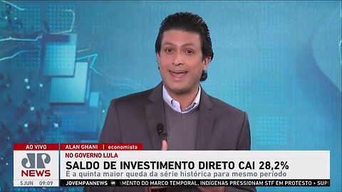 Saldo de investimento direto no Brasil cai 28,2%; Alan Ghani comenta