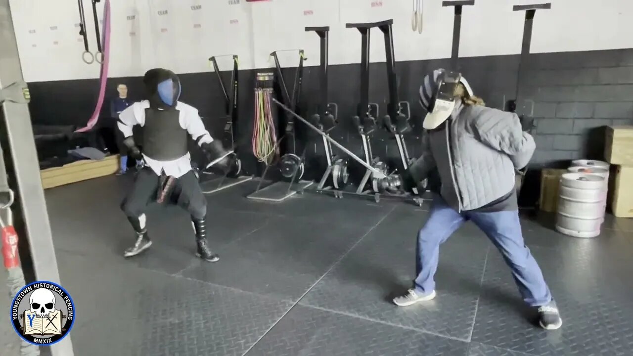 Longsword Sparring in SPES Master Renaissance Doublet