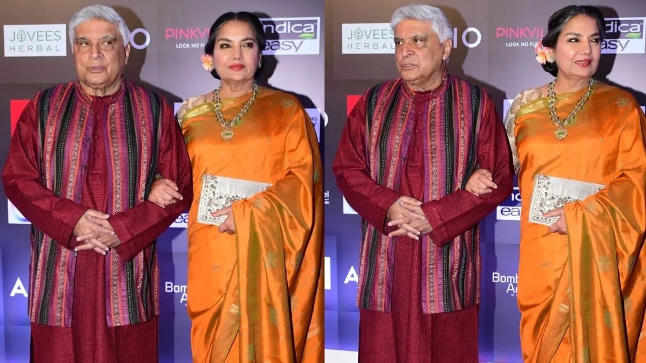 Shabana Azmi & Javed Akhtar Today on Redcarpet of Pinkvilla Awards 💖📸