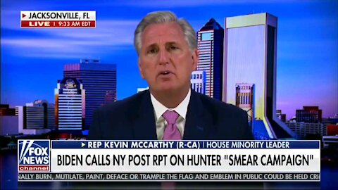 McCarthy goes on the Biden Offensive