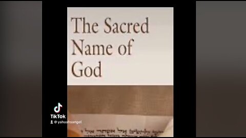 The "Sacred" Name of God?? (Pagan Traditions)