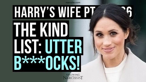 Harry´s Wife 104.66 The Kind List? Utter Boll***s (Meghan Markle)