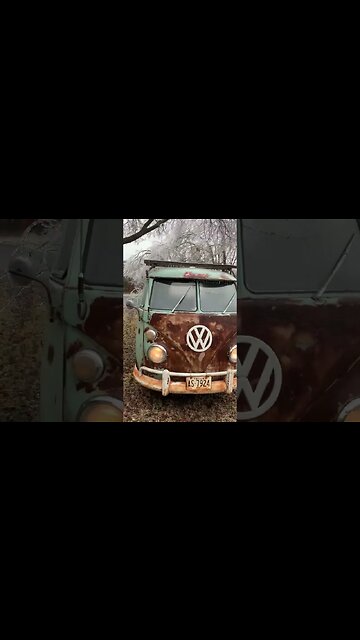 VW Bus Ice Storm Recovery #shorts #volkswagen