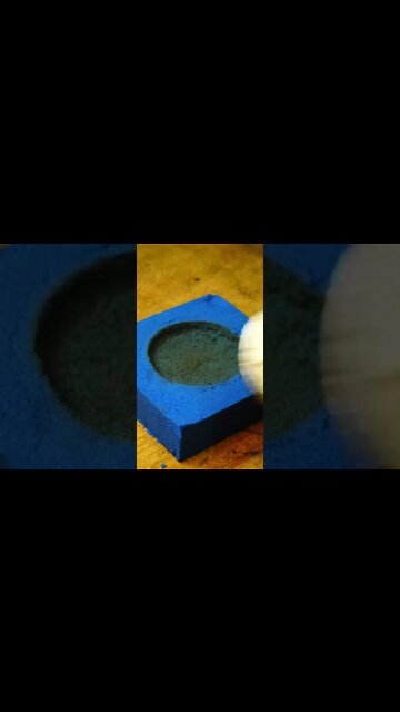 🔥😱Amazing Metal Casting🔥‼️#zinc #kineticsandasmr #kineticsandplayingshorts #kineticsand