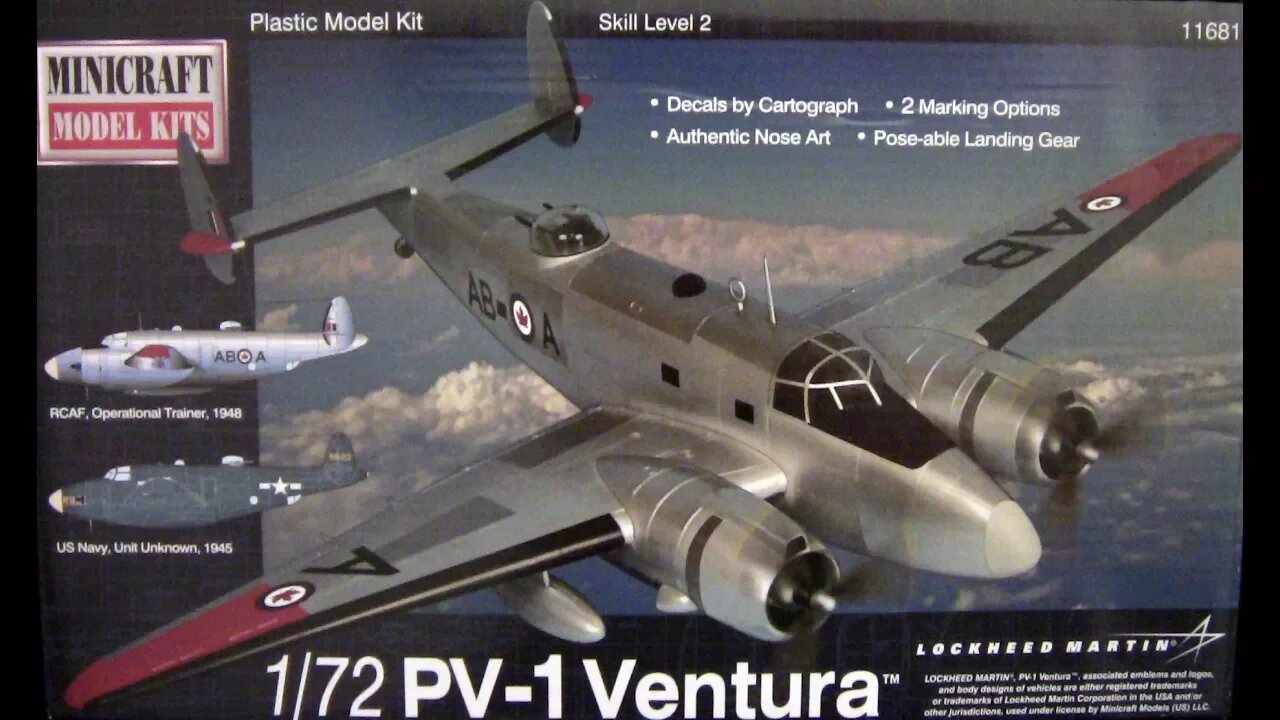 1/72 Minicraft PV-1 Ventura Review/Preview