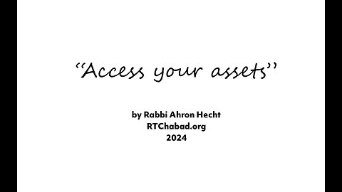 Access your Assets