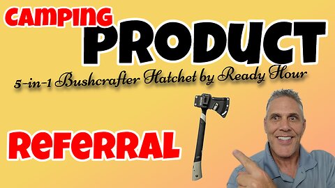 5-in-1 Bushcrafter Hatchet by Ready Hour