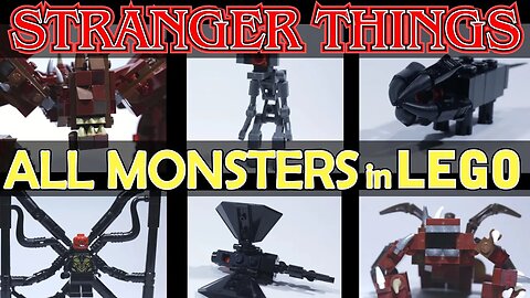 Stranger Things All Monsters in Lego