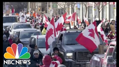 State Of Emergency In Ottawa As Truckers Protest Covid Vaccine Mandate