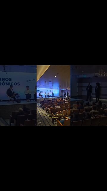 Cobertura do Seminário sobre cigarros eletrônicos no auditório do O Globo #vaping #reducaodedanos