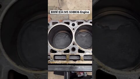 BMW E34 M5 S38B36 Engine #bmw #cars #diy #bmwm5 #bmwe34 #restoration #automotive #mechanic #engine