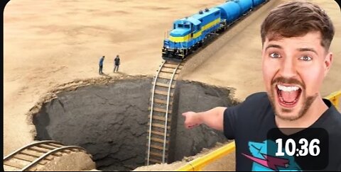 Train Vs Giant Pit