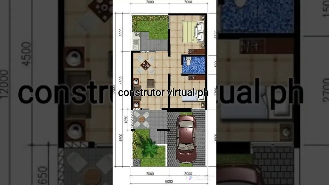 #construtorvirthalph #sktchup #2quartos