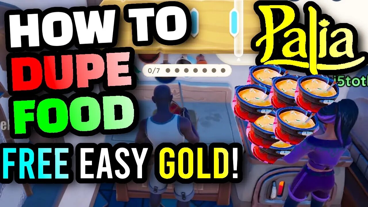 Palia - How To DUPE FOOD For EASY GOLD, Cooking Dupe, Item Duplication, Free Gold Dupe Method