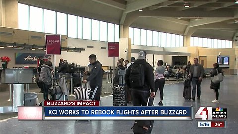 Flights still delayed at KCI after winter storm