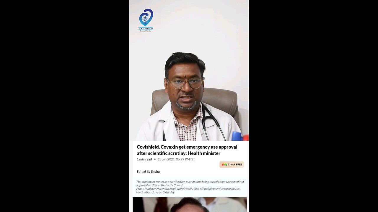 Some important information about Covishield vaccine! 💉 Join Dr. Rahul Ramteke