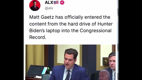 MATT GAETZ IS ON FIRE!! - THOUGHTS?