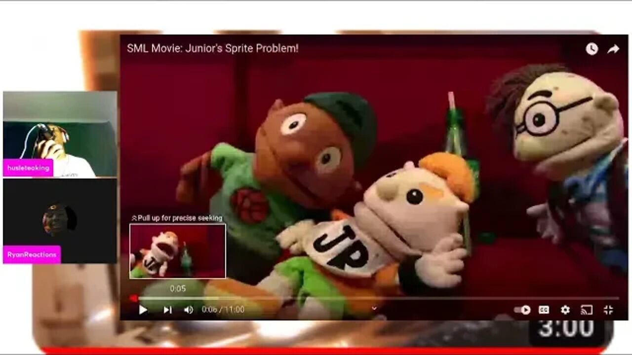hussleteaking ractino toSML Movie: Junior's Sprite Problem!