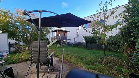 Highlight 4:59:42 – 5:04:41 von HD 1080p Silent LIVE-Stream in garden with black cat