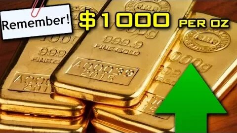 Gold At $1000 An Ounce!! Remember?