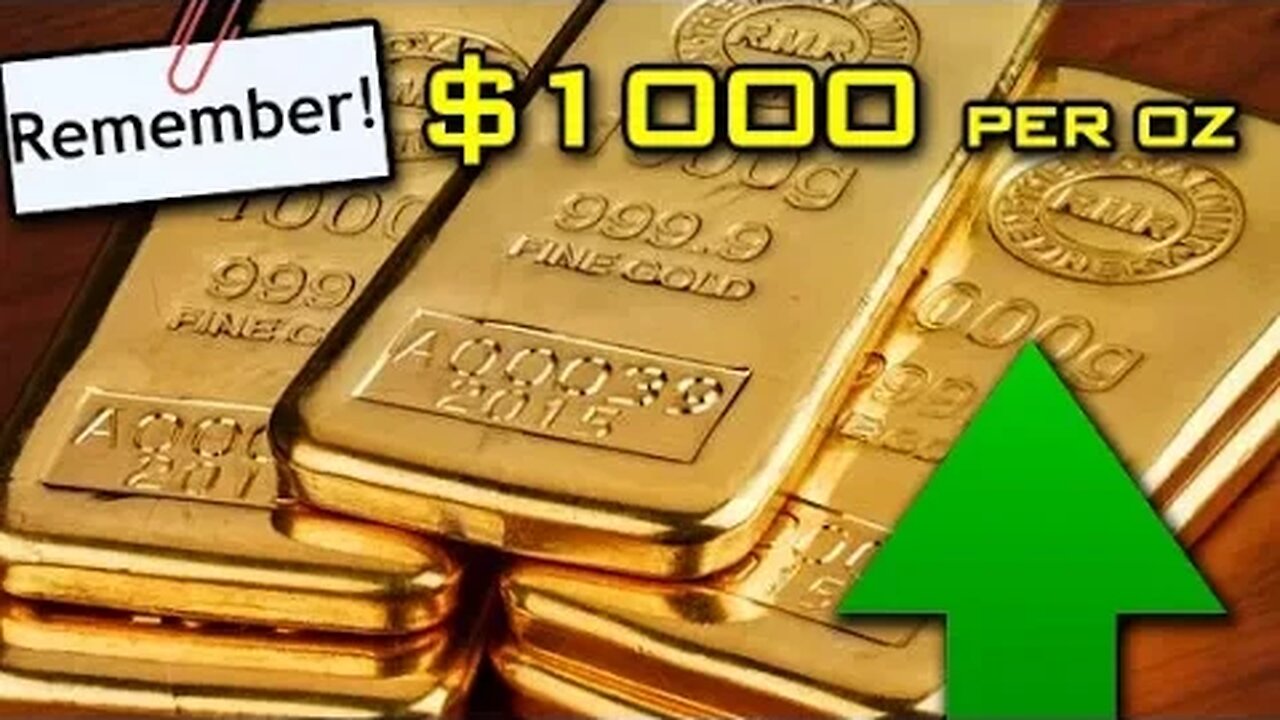 Gold At $1000 An Ounce!! Remember?
