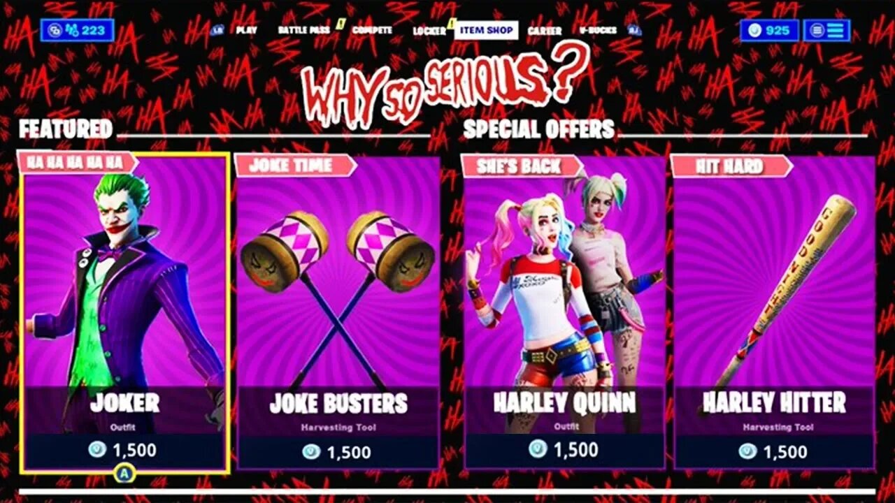 *NEW* FORTNITE ITEM SHOP COUNTDOWN! NEW JOKER SKIN IN FORTNITE! (FORTNITE ITEM SHOP LIVE)