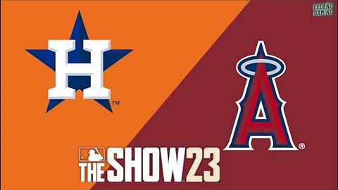 MLB The Show 23 Astros vs Angels Gameplay PS5