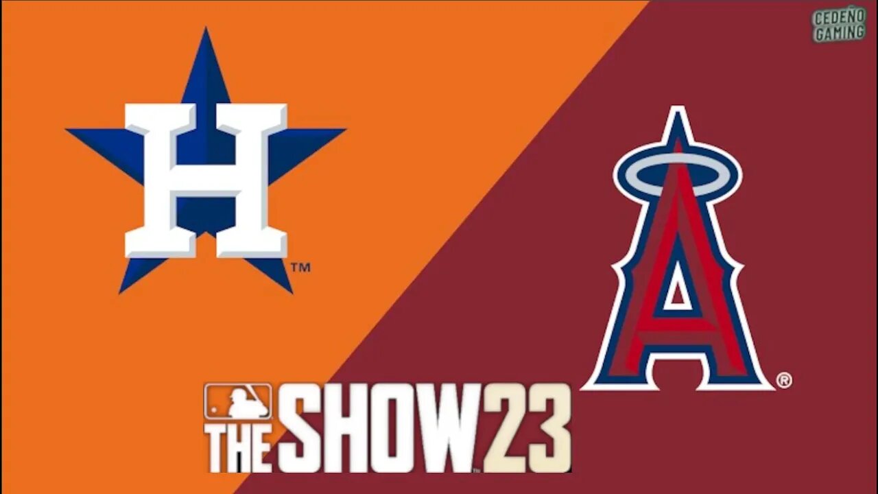 MLB The Show 23 Astros vs Angels Gameplay PS5