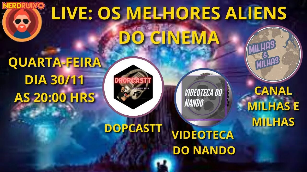 LIVE: OS MELHORES ALIENS DO CINEMA