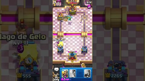 CLASH ROYALE SHORTS #97 - SÓ TEM PARTIDA TOP