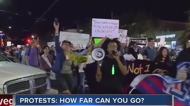 Anti-Trump protests: How far can you go?