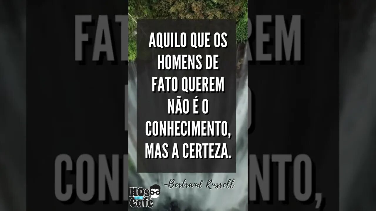 Frase do Bertrand Russell | #shorts