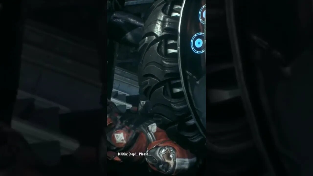 The absolute terror this guy suffered #shorts #gaming #batman