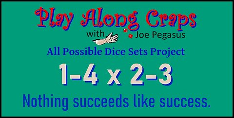 1-4 x 2-3 Dice Set On Hard Table