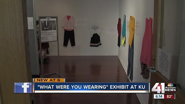 "What were you wearing" exhibit at KU shines light on sexual assault