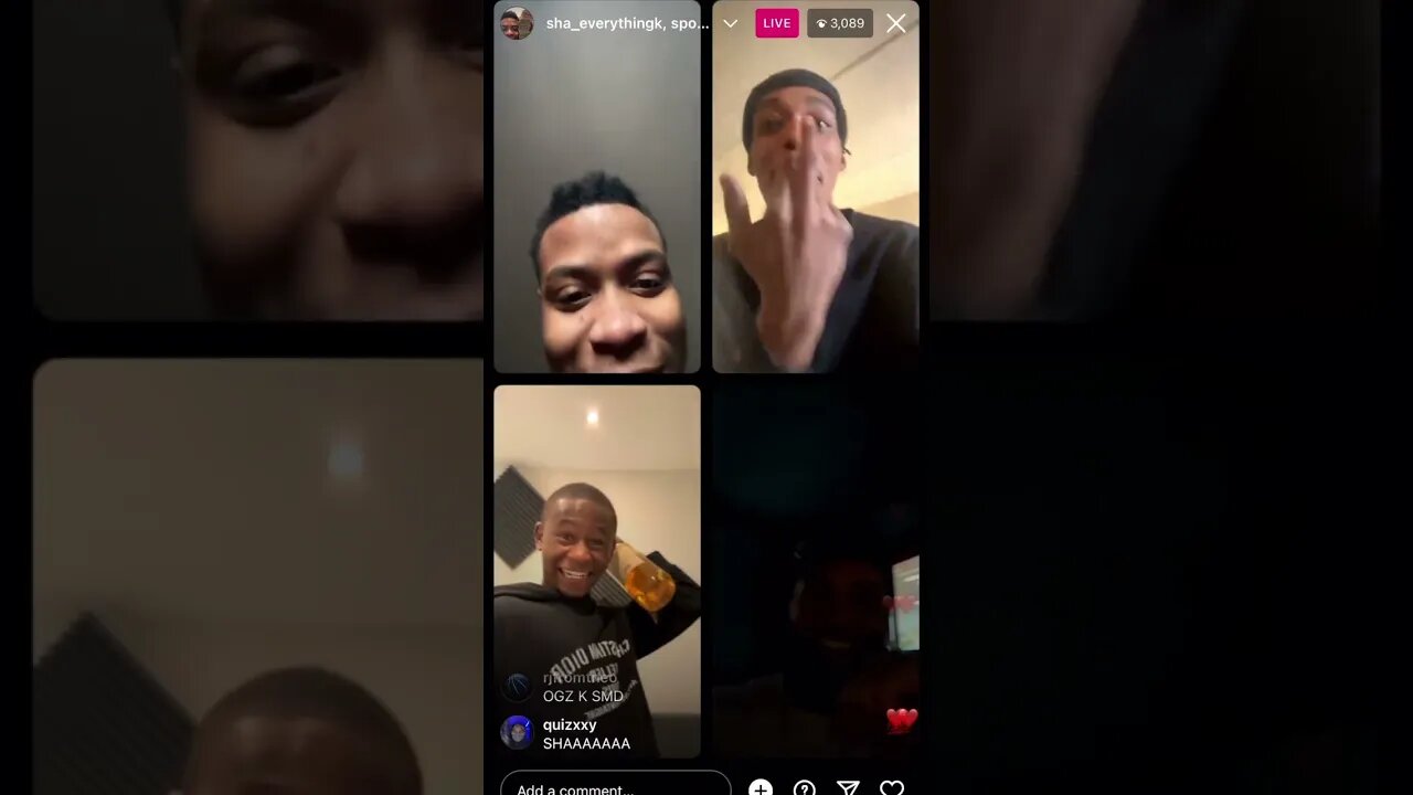 NY Top Demons On IG Live Together w Sha Ek x Fetty Luciano (GS9) x B-Lovee x Bouba Savage.. 15/03/23
