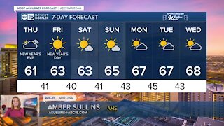 Cold New Year's Eve in Arizona