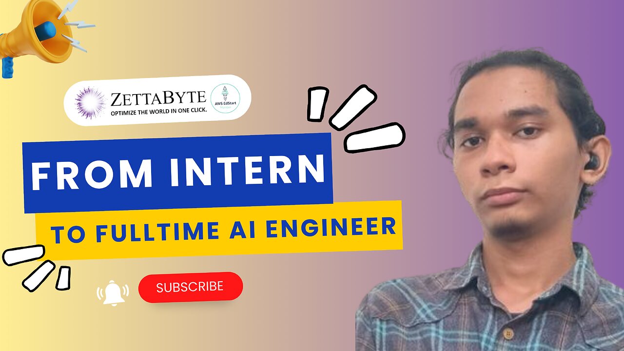 Zainul Muttaqin's Remarkable Journey: Intern to Full-time AI Engineer at ZettaByte