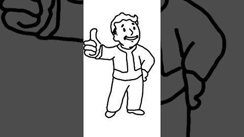 Drawing Fallout Cartoon Dude #fallout76 #fallout4 #drawing #art