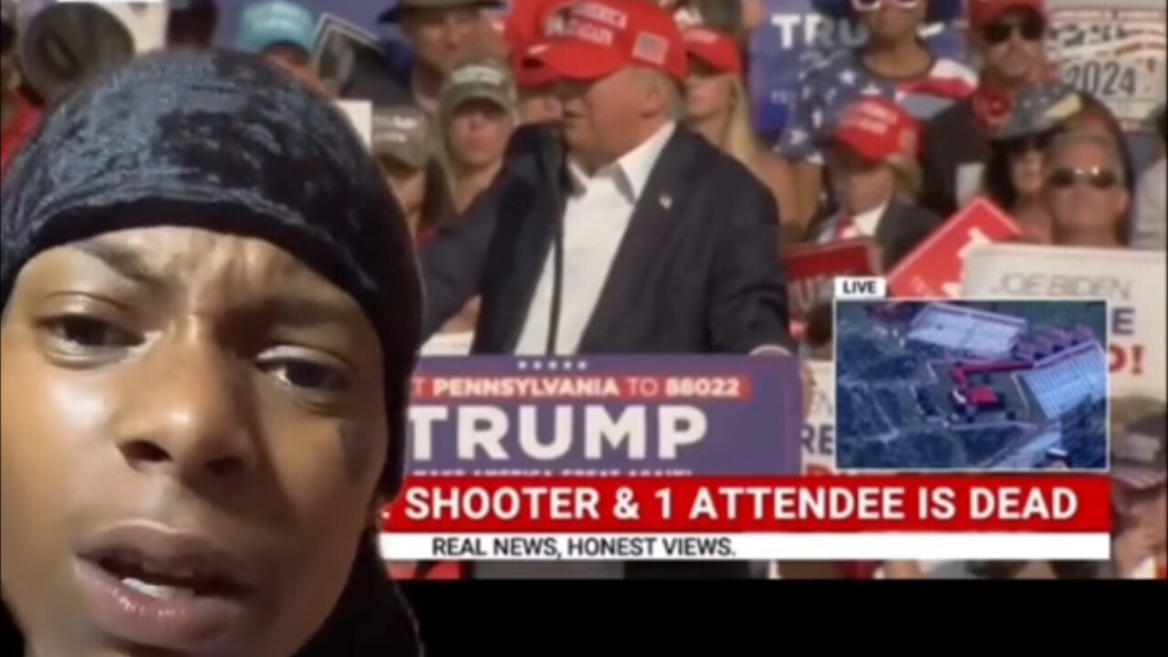 Black People Reacts To Donald Trump Assassination Attempt #11