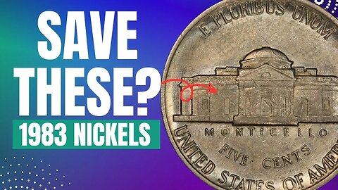 THESE COINS are Worth Money Than YOU THINK! 1983 Nickel Errors!