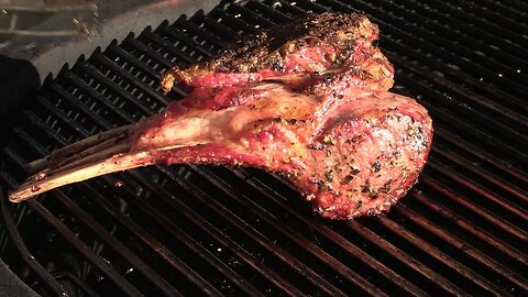 Grilled Rack of Lamb on the Kamado Joe