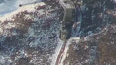 Russian UAV-kamikaze "Lancet" destroys the MLRS "Grad" of the Armed Forces of Ukraine