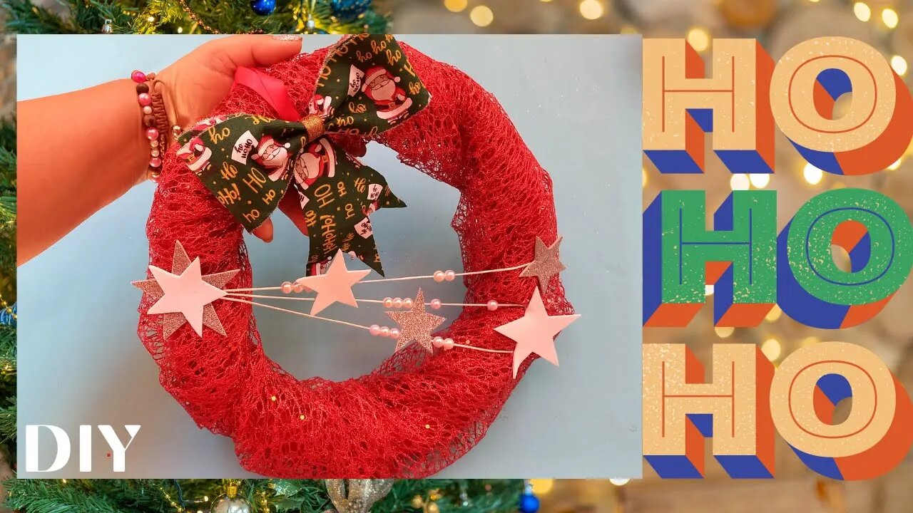 DIY - CHRISTMAS WREATH IDEA/GUIRLANDA DE NATAL