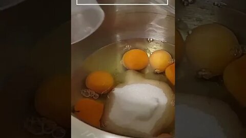 Sweet cheese sponge cake