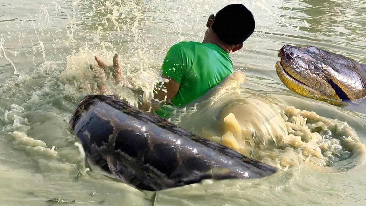 Snake in Water | Snake Bites Man in Real Life Short Movie