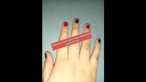 Mistake of beginners nail different which the make with short nail