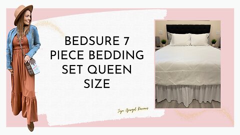 Bedsure 7 piece bedding set queen size review