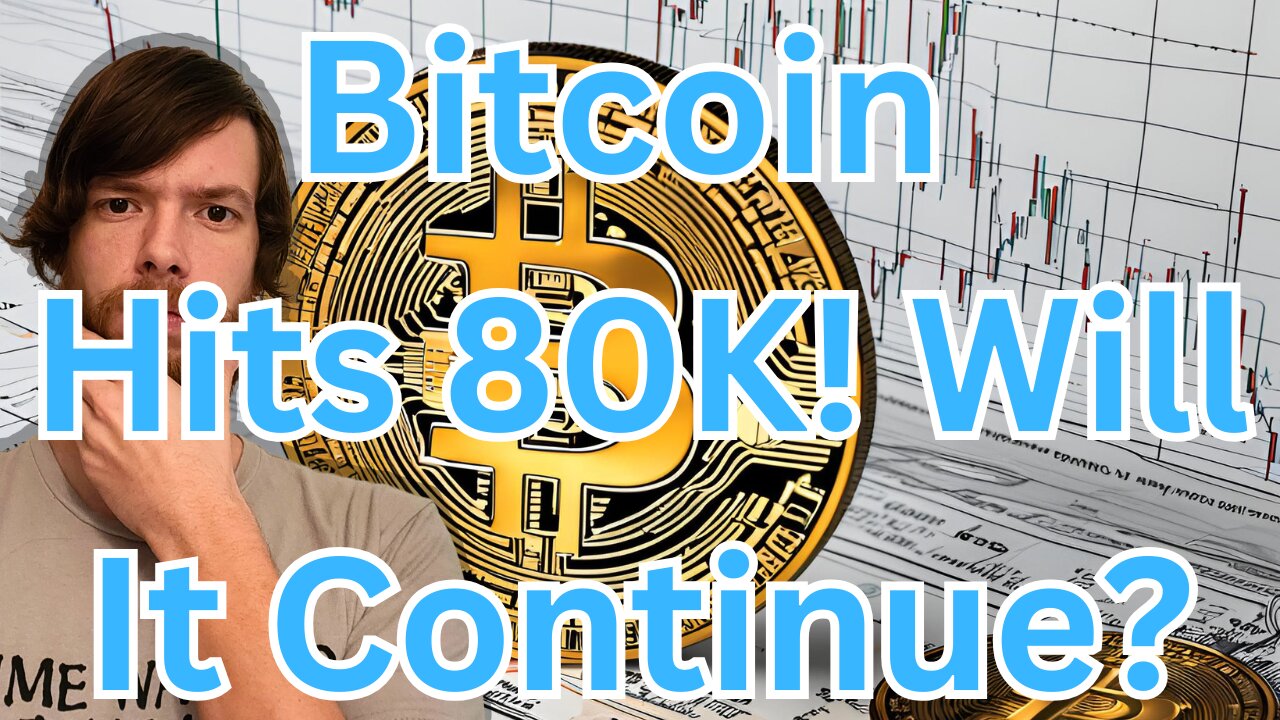 Bitcoin Hits 80K! Will It Continue? E488 #crypto #grt #xrp #algo #ankr #btc